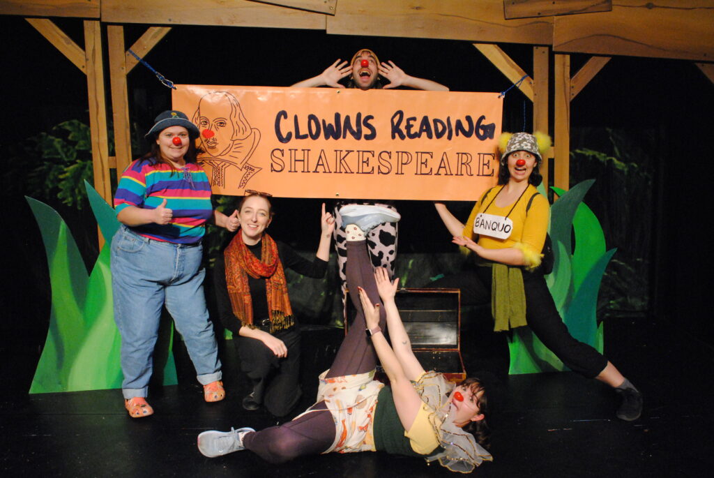 Clowns Reading Shakespeare Promo Image