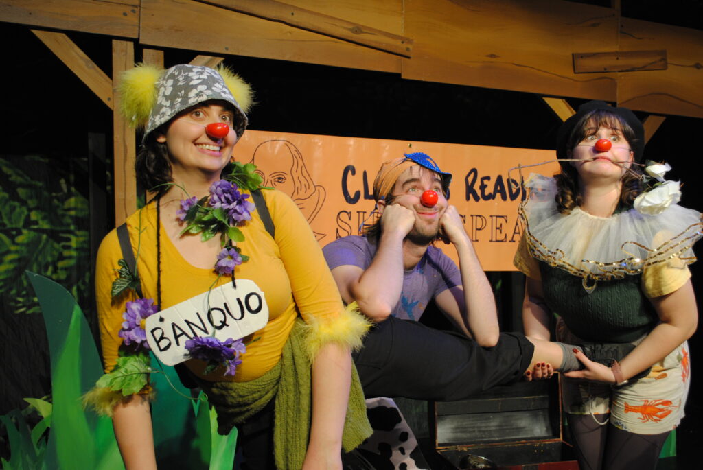 Clowns Reading Shakespeare Promo Image